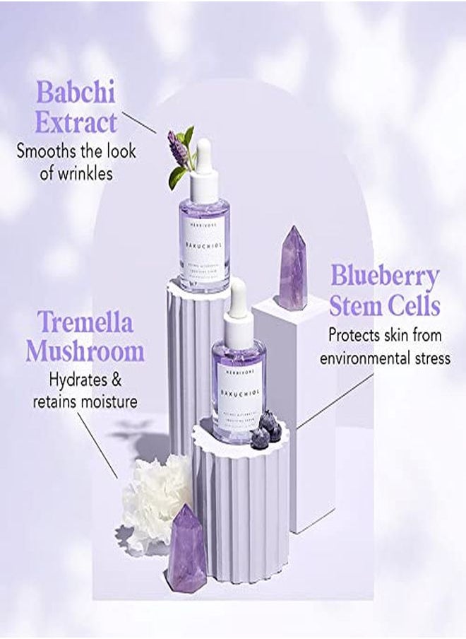 HERBIVORE - Botanicals Bakuchiol Retinol Alternative Smoothing Serum. Hydrate And Reduce Appearance Of Fine Lines And Wrinkles (1 Fl Oz) - Image 1