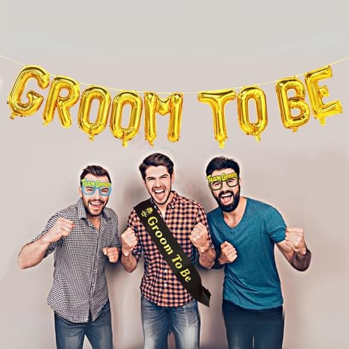 FI - FLICK IN 12pcs Team Groom to Be Wedding Goggle Combo Set Decoration Items Bachelorette Party Decorations Kit (Pack of 12, Multicolor) - Image 4