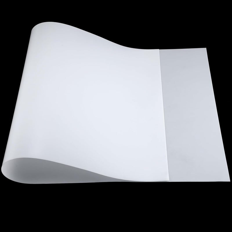 Pushglossy 1 قطعة من لوح بلاستيكي من البولي إيثيلين الشفاف المرن مقاس 48 × 24 × 1/30 بوصة، لوح استنسل بلاستيكي شفاف من البولي إيثيلين لمواد الحرف اليدوية DIY، الصور الظلية، مواد القوالب - Image 1