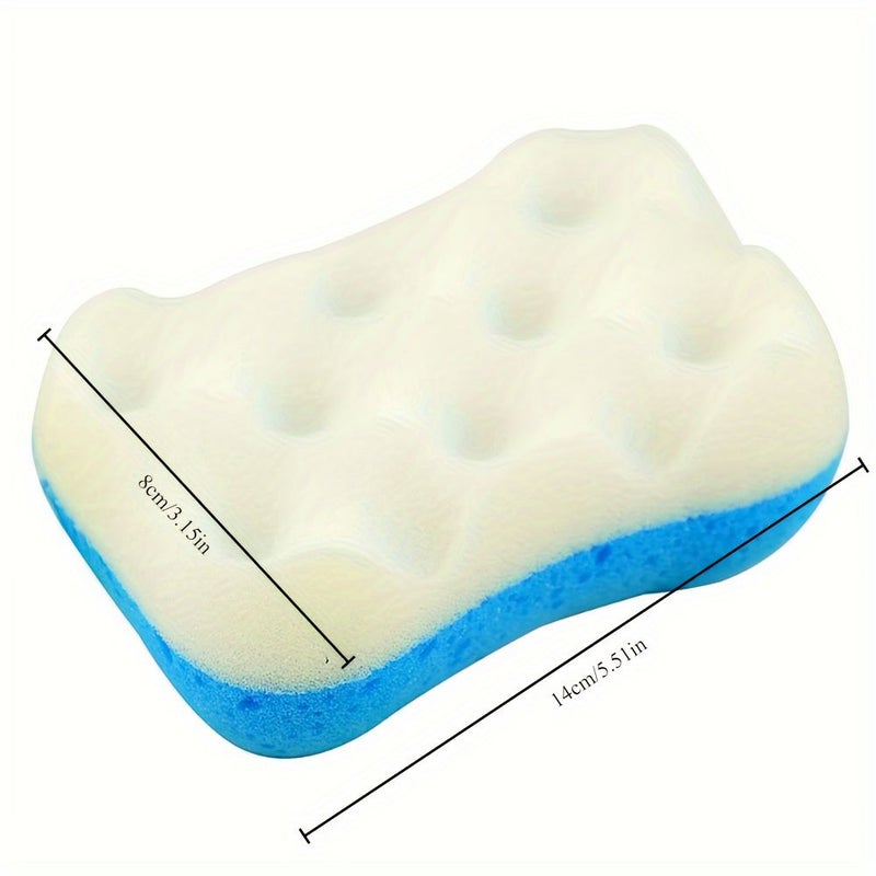 Random Color Comfortable Bath Sponge Body Scrubber Exfoliating Shower Ball - Image 3