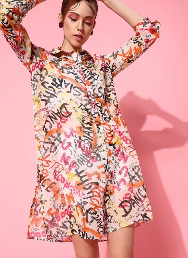 STREET 9 Floral Print Midi Dress for Women