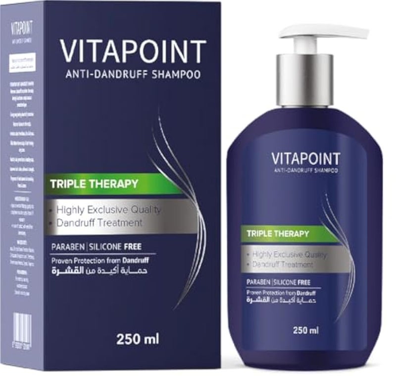 Anti-Dandruff & Itchy Medical Shampoo, Sulfate-Free, Paraben-Free, Silicone-Free, 250ml - Image 1