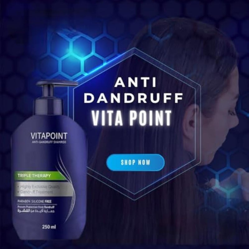 Anti-Dandruff & Itchy Medical Shampoo, Sulfate-Free, Paraben-Free, Silicone-Free, 250ml - Image 3