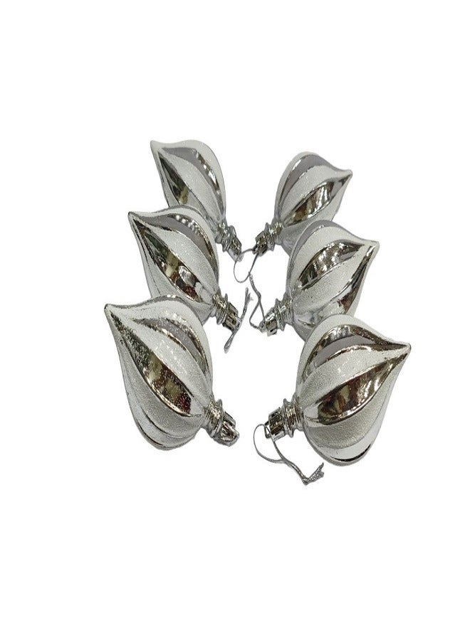 6pcs Christmas Decoration Tree Hanging Ornaments Layout For Decoration - Image 1