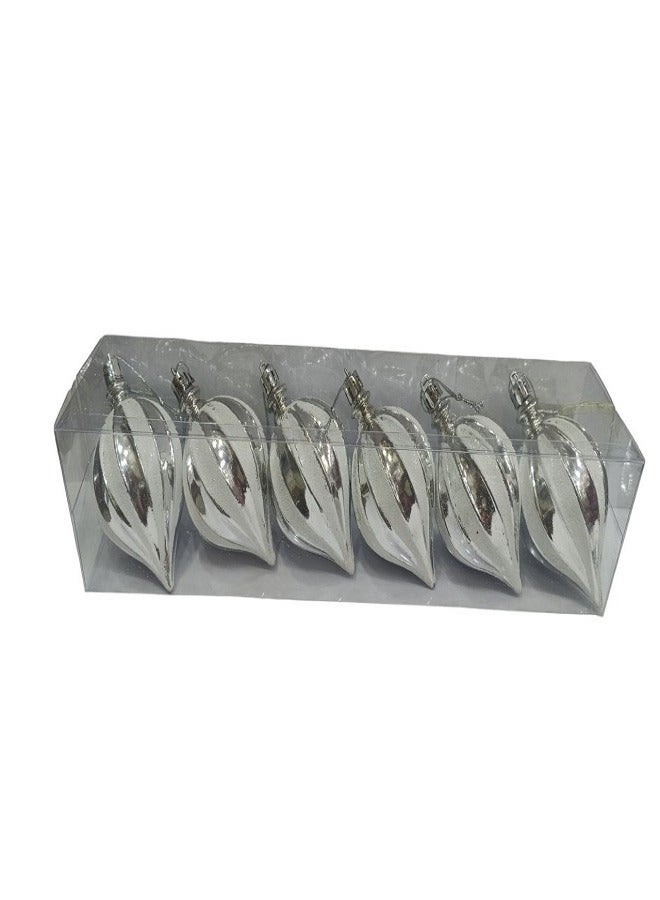 6pcs Christmas Decoration Tree Hanging Ornaments Layout For Decoration - Image 3