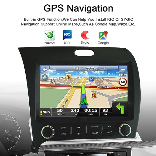 GOJOHO for KIA K3 Cerato Forte Radio 2013-2018 with Built-in DSP Wireless Carplay Android Auto with Free Backup Camera 9" IPS Touch Screen GPS Navigation for Car Stereo Head Unit (2GB RAM+32GB ROM) - Image 3