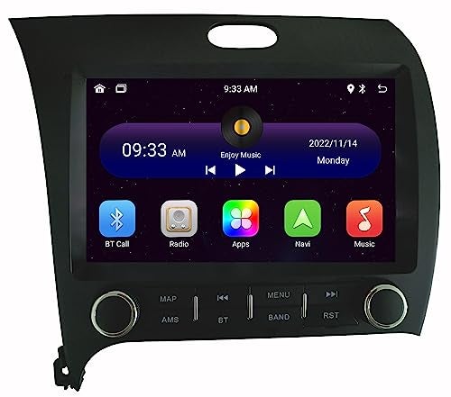 GOJOHO for KIA K3 Cerato Forte Radio 2013-2018 with Built-in DSP Wireless Carplay Android Auto with Free Backup Camera 9" IPS Touch Screen GPS Navigation for Car Stereo Head Unit (2GB RAM+32GB ROM) - Image 1