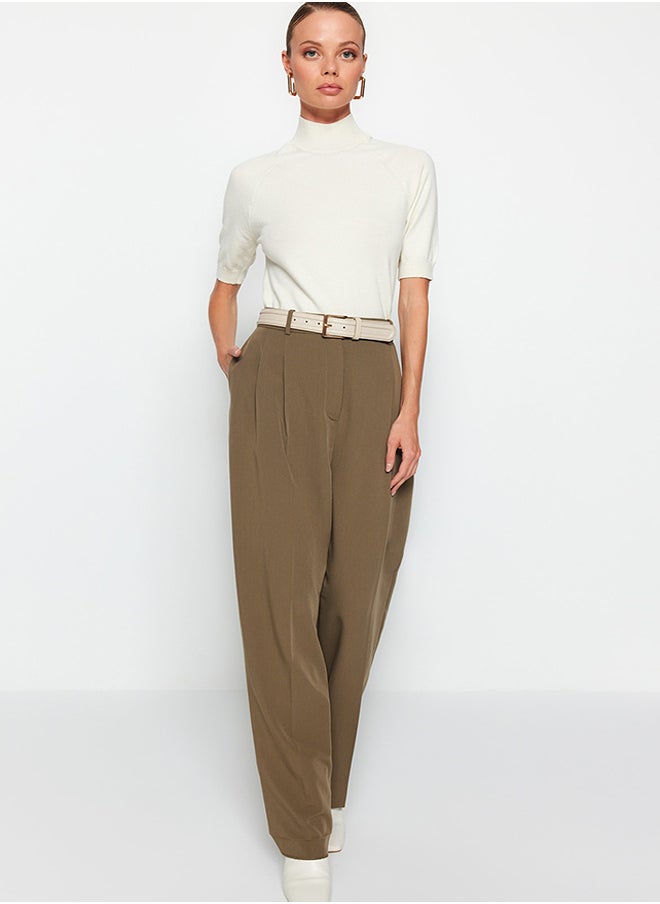 trendyol - Ecru Premium Yarn / Special Yarn Soft Touch Basic Knitted Blouse TWOAW24BZ00005 - Image 1