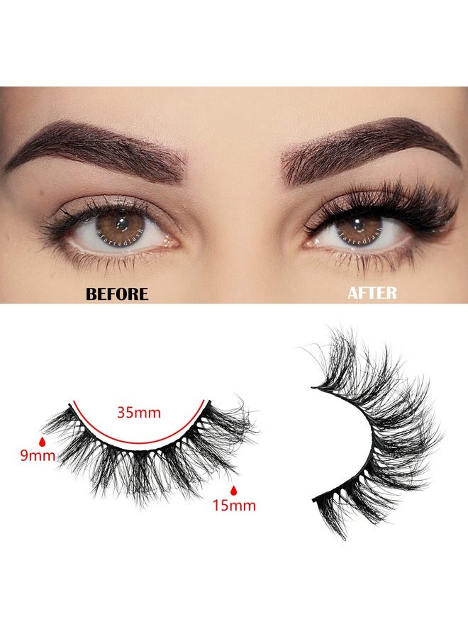 Natural Lashes Short False Eyelashes Wispy Mink Eye Lash Fluffy Wispies Eyelash Natural Look 10 Pairs Fake Lashes Pack Volume Lash Strips Pestañas - pzsku/ZEBB0FEFE28B22FD2E974Z/45/_/1734437786/57006745-2b58-4b0b-bce3-26d1ff979b78