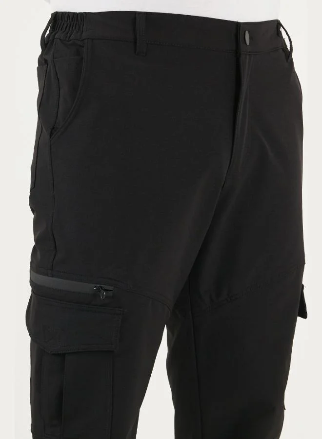 Buratti  Buratti Regular Fit Normal Waist Pocket Detail Trekking and Courier Trousers Men's TROUSERS 693150 for Men | Best Price UAE