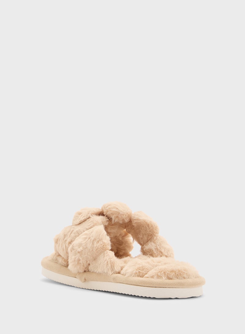 Ginger Crossover Strap Bedroom Slipper  - Image 2