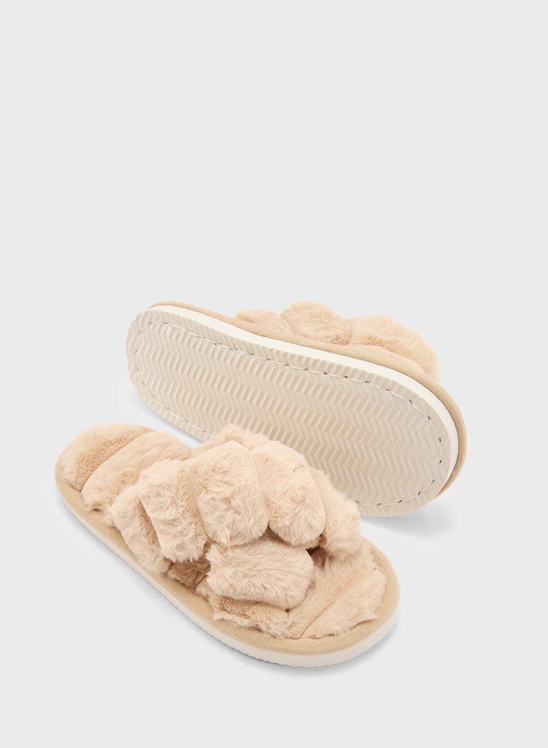 Ginger Crossover Strap Bedroom Slipper  - Image 3