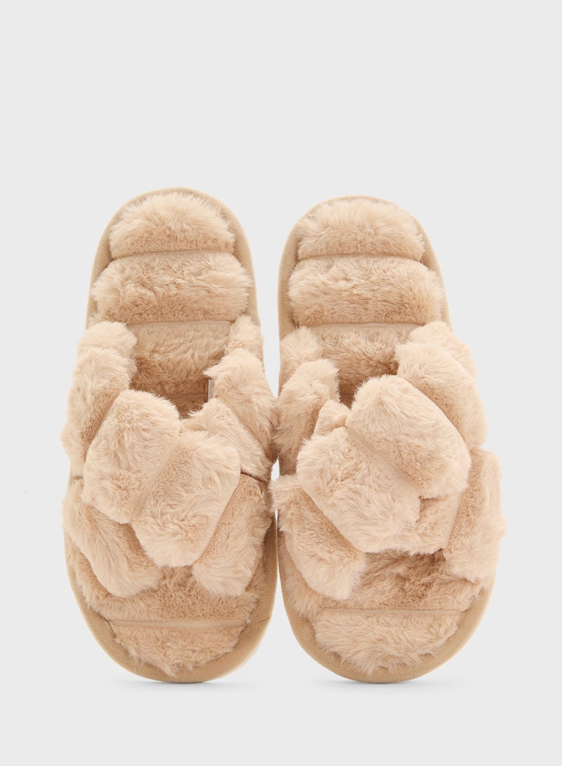 Ginger Crossover Strap Bedroom Slipper  - Image 4