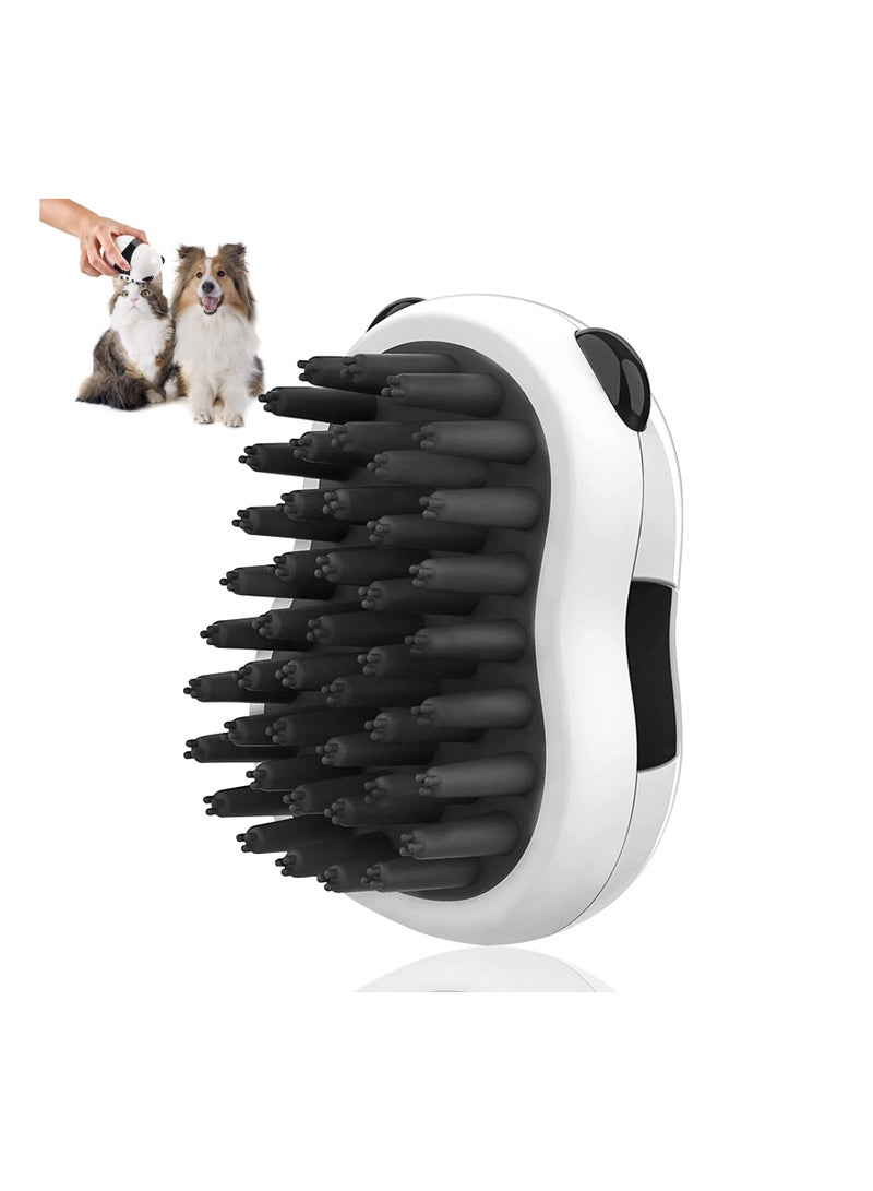 Bath Brush, Wet and Dry Soft Silicone Dog Massage Brush, Suitable for Bathing, Massage of Short, Medium and Long Haired Pets - Image 1