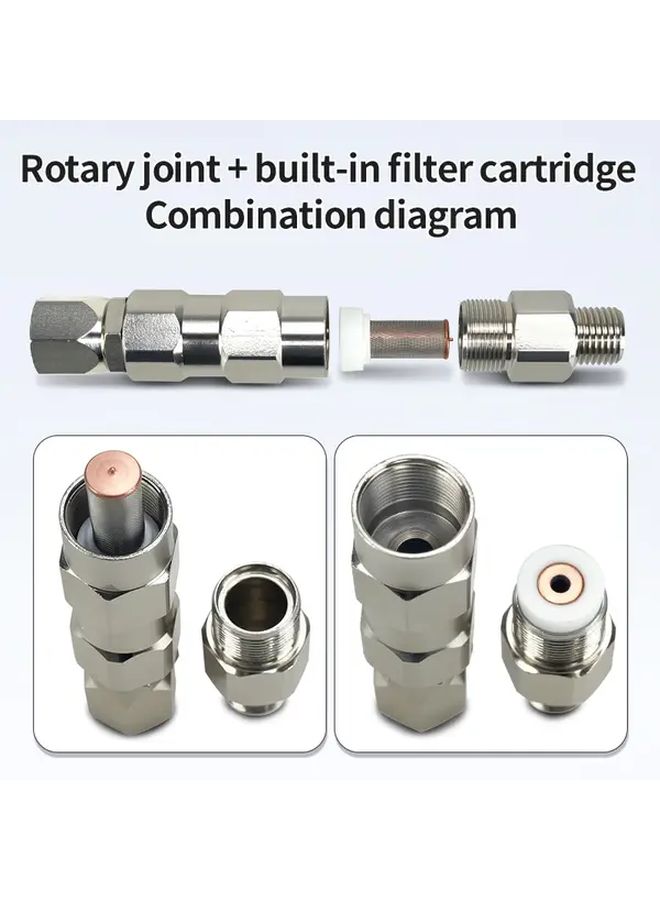2 Pcs 360 Degree Rotatable Filtered Rotary Joint Anti Kinking High Pressure Spray Gun - Image 3