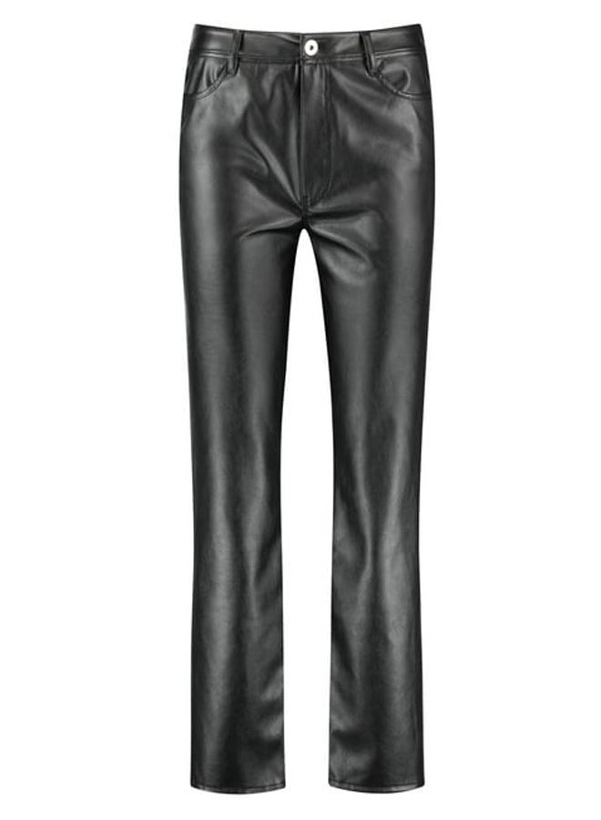 GERRY WEBER بنطلون جلد صناعي بطول 3/4 بقصّة مستقيمة  - Image 2