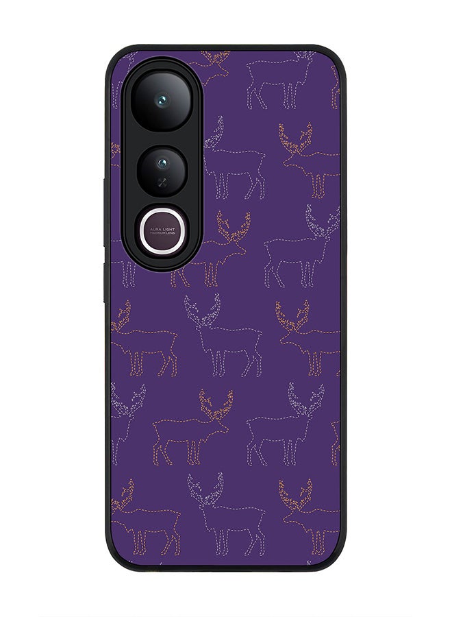 Stylizedd For vivo V50 Lite Case,Slim fit Camera Protection, Shockproof Thin Phone cover  - Purple Moose