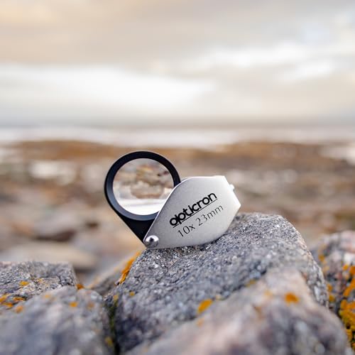 Opticron Folding Metal Loupe Magnifier 10x 23mm (0.9") - Image 2