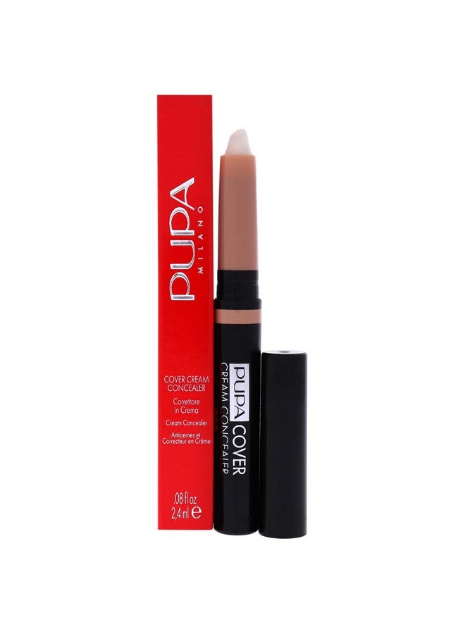 PUPA Milano Cover Cream Concealer Offers Light To Medium Coverage Corrects Dark Circles And Imperfections Blendable Formula Enriched With Vitamin E Neutralizes Skin 003 Dark Beige 0.08 Oz - Image 1
