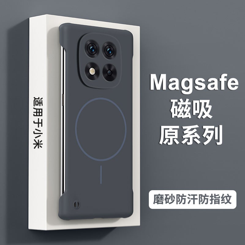 Protective PC for Xiaomi 13 Pro with Frameless Design and Heat Dissipation in Titanium Grey for Daily Carry - Image 1