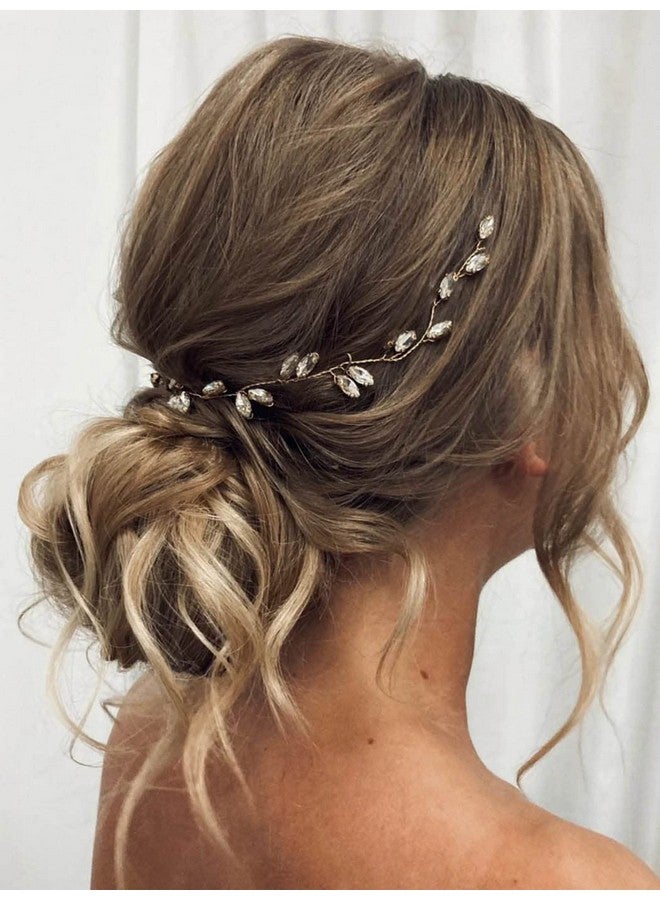 JAKAWIN Akawin Bride Rhinestone Wedding Hair Vine Crystal Hair Piece Bridal Headpiece Hair Accessories For Women And Girls Hv190 (1 Silver)  - Image 4