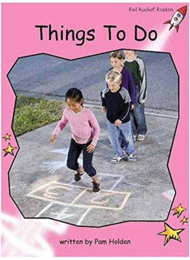 مجموعة قراء الصواريخ الحمراء ما قبل القراءة غير الخيالية C أشياء للقيام بها - غلاف ورقي