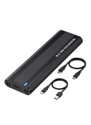 محول ألومنيوم لعلب محركات الأقراص الصلبة M.2 NVME SATA SSD، علبة محرك الأقراص الصلبة، محول SSD خارجي USB C Gen 2 NVME PCIe 10Gbps SATA M-Key/B+M Key، علبة M.2 SSD لـ 2230/2242/2260/2280، يدعم UASP Trim - pzsku/ZEBB15EAEA4C7D8A77B1AZ/45/_/1717396252/490f26cd-72a3-4f1c-a183-9ca6f148555e