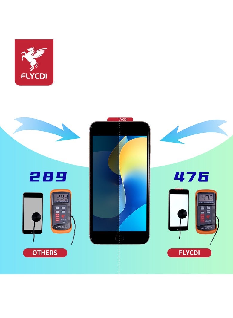 فلاي سي دي اي  FLYCDI For iPhone 6S Plus INCELL Black, LCD Display Screen Replacement Kit with Installation Tools, High Brightness, Wide Color Gamut, Mobile Phone Repair Parts - Image 5