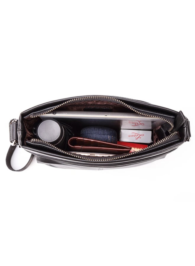 American Bison Men's Genuine Leather Single Shoulder Bag Commuter Business Fashion Lightweight Large Capacity Crossbody Bag Birthday Gift - Image 2