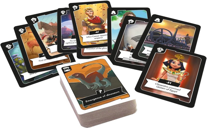 Asmodee Zygomatic Timeline Twist Card Game Trivia Game Strategy Game Cooperative Game| Fun Family Game for Kids and Adults Ages 8+ 2-6 Players Average Playtime 20 Minutes Made - Image 4