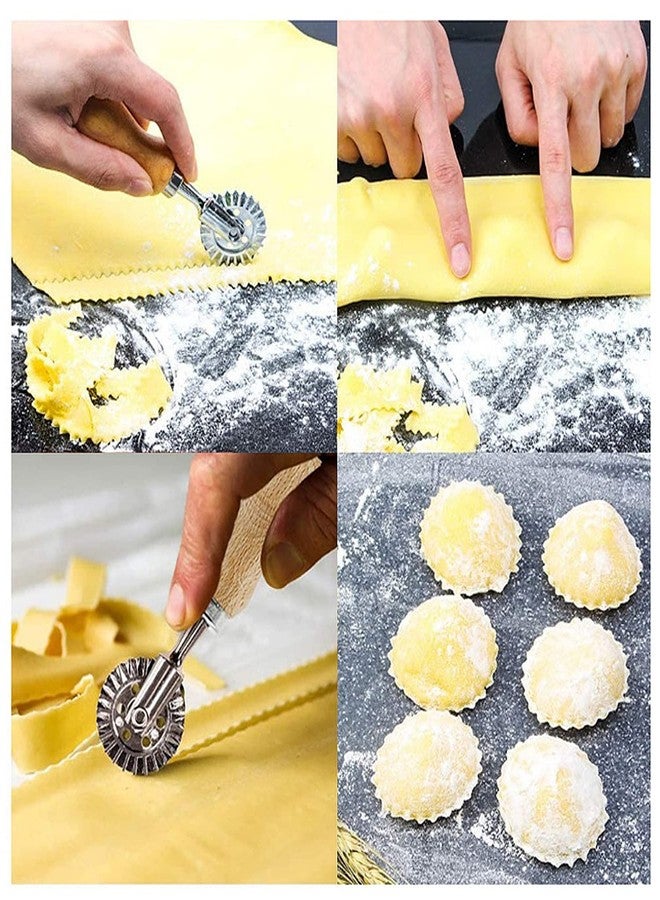 YOKIND 1.57" Pasta Maker Cutter Wheel, Kitchen Gadget Features Ravioli Crimper Cutter Wheel for Home and Kitchen Use - Image 5