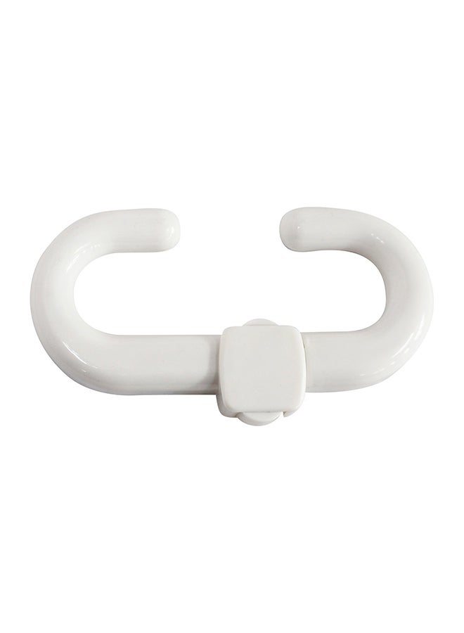 Slider Door Lock, White - Image 4