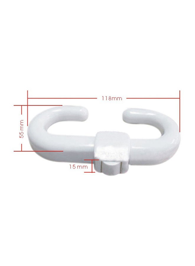 Slider Door Lock, White - Image 2