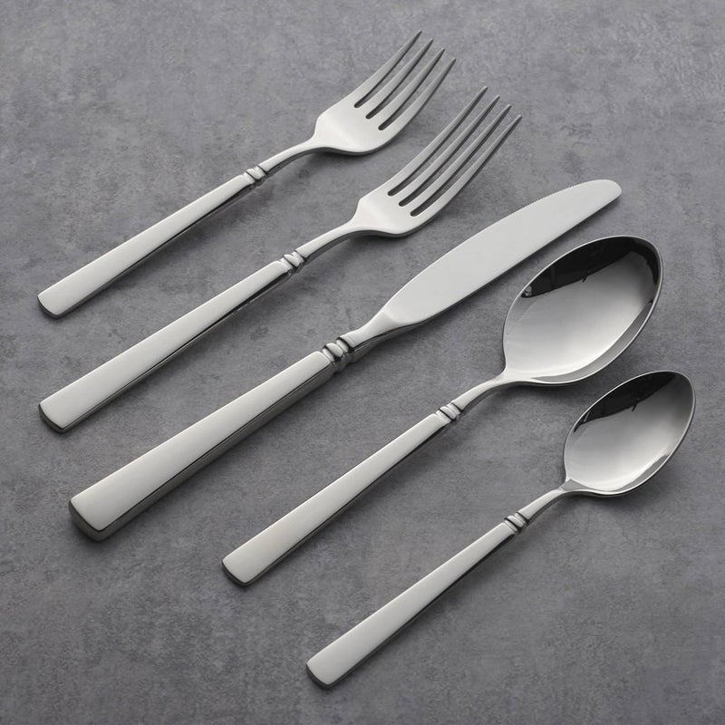 ONEIDA Easton Fine Flatware Teaspoons, Set of 4 , 18/10 Stainless Steel, Silverware Set, Dishwasher Safe - Image 2