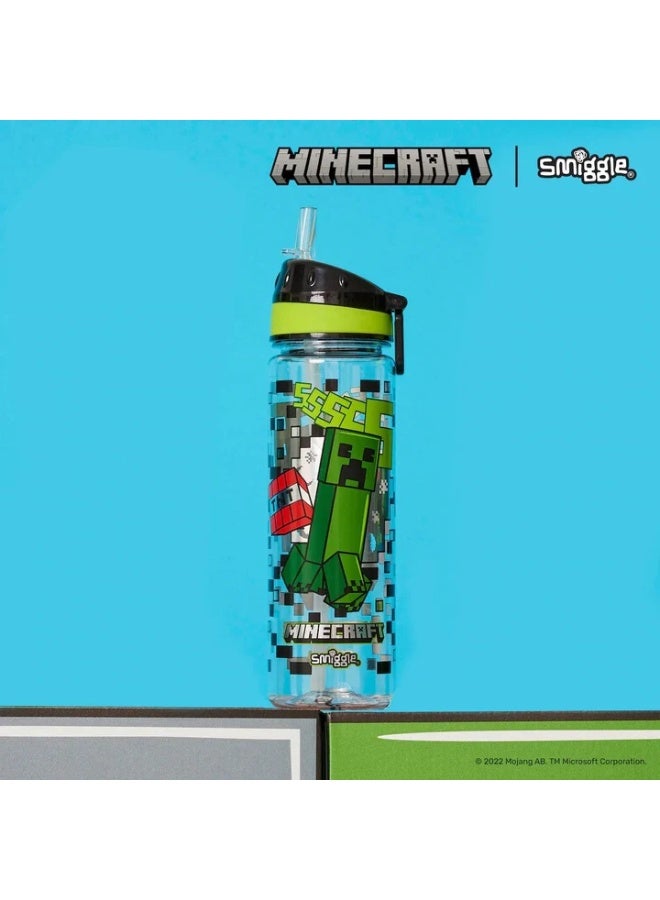سميجل زجاجة بلاستيكية للشرب Smiggle Minecraft بسعة 650 مل - Image 3