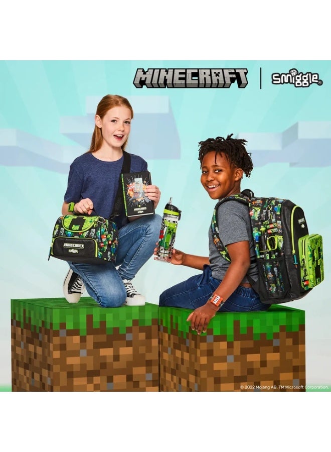 سميجل زجاجة بلاستيكية للشرب Smiggle Minecraft بسعة 650 مل - Image 5