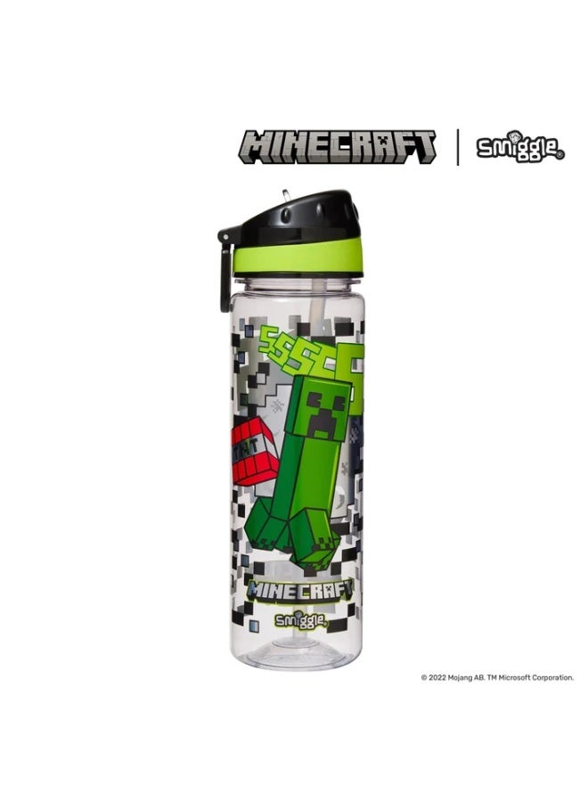 سميجل زجاجة بلاستيكية للشرب Smiggle Minecraft بسعة 650 مل - Image 4