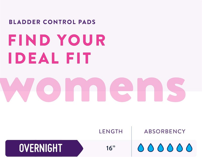 Prevail وسادات التحكم في المثانة المثبتة تسرب المثانة وسادات امتصاص الليل 120 عدداً 4 عبوات من 30 - Image 2