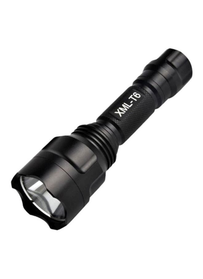 NIBEMINENT - 5000Lm C8 XM-L T6 LED 18650 Flashlight 5 Mode Torch Tactical Light Lamp Black 145x45x28mm - Image 1