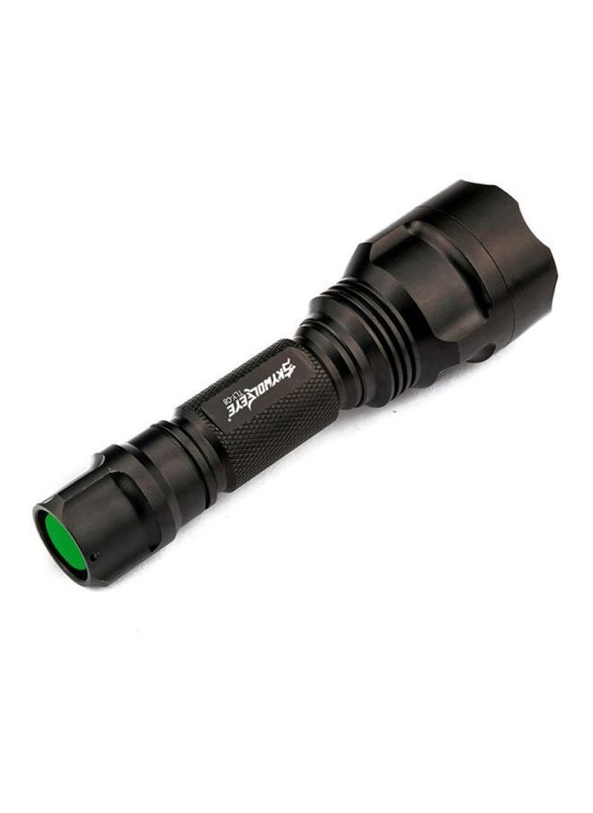 NIBEMINENT - 5000Lm C8 XM-L T6 LED 18650 Flashlight 5 Mode Torch Tactical Light Lamp Black 145x45x28mm - Image 1