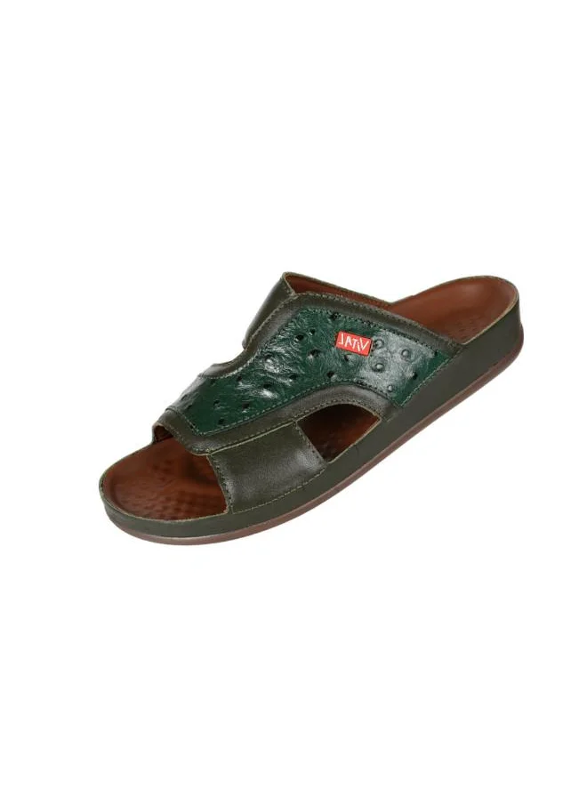 فايتال 148-1097 Vital Mens Vital - Nappa/Thomas Sandals 09114B Green