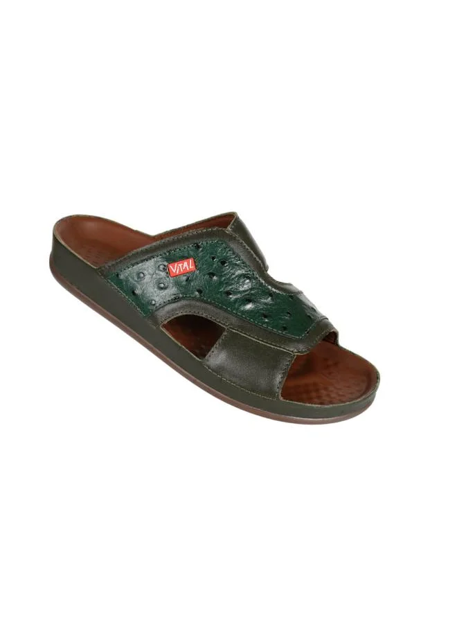 فايتال 148-1097 Vital Mens Vital - Nappa/Thomas Sandals 09114B Green