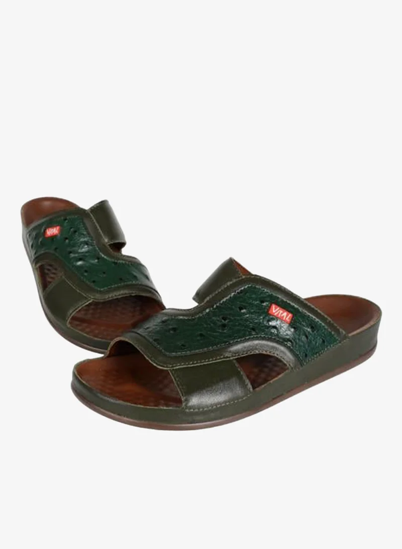 Vital Green 148-1097 Vital Mens Vital - Nappa/Thomas Sandals 09114B Green for Men | Best Price UAE