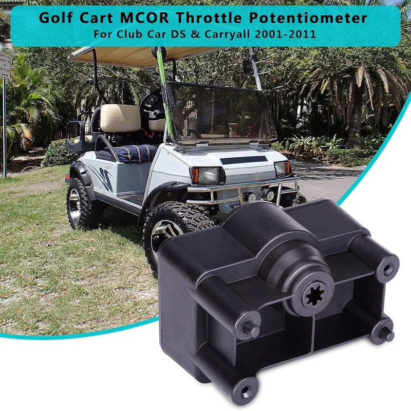 10L0L Golf Cart MCOR Throttle Potentiometer for 2001-2011 Club Car DS & Carryall - Image 2