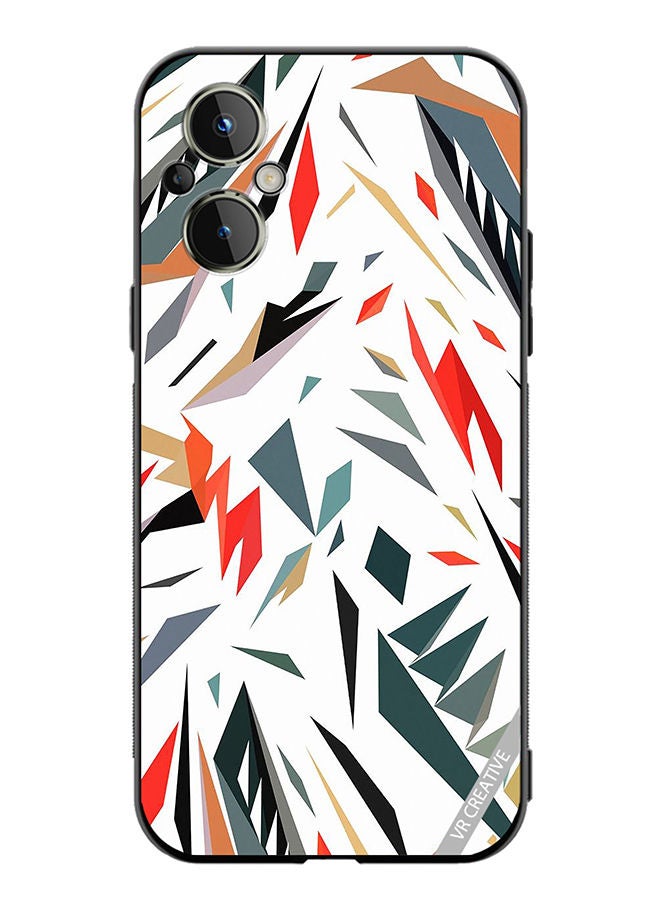 VR CREATIVE Protective Case Cover For OnePlus Nord N20 5G Abstract Design Multicolour - Image 1