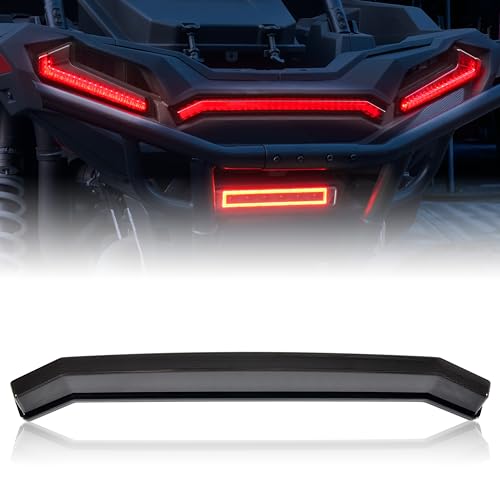 SAUTVS UTV Center Tail Light, Rear Center Accent Lamp Taillight OEM Replacement for Polaris RZR XP 1000 Turbo Sportsman 1000 XP 2019 2020 2021 2022(Smoked Black) - Image 1