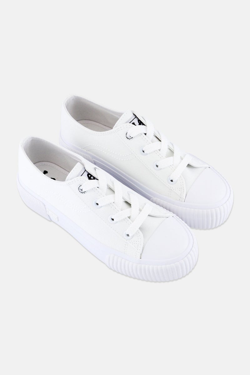LEE Women Isla C Lace Up Casual Shoes, White - Image 2