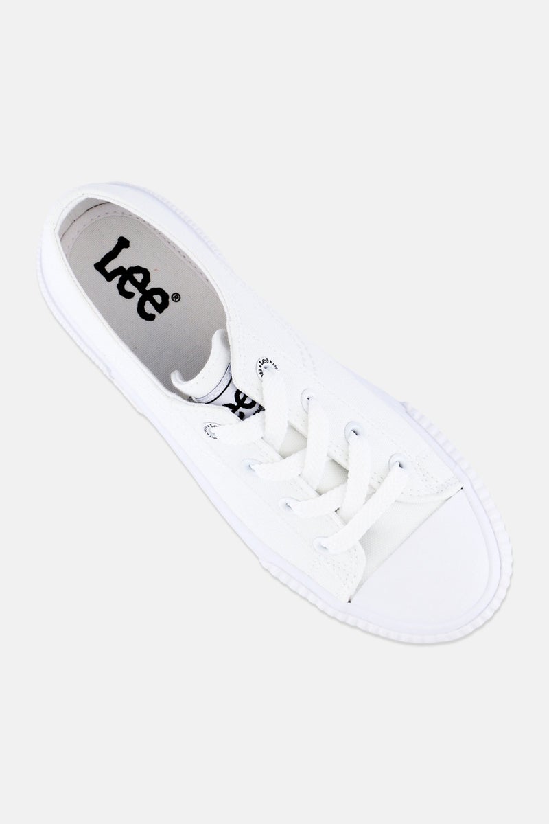 LEE Women Isla C Lace Up Casual Shoes, White - Image 4