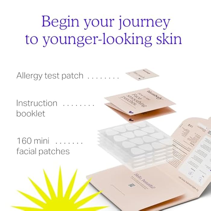 BLUMBODY Face, Forehead Wrinkle Patches – Mini Anti-Wrinkle Facial Patches for Eyes, Mouth, Forehead – Triangle Non-Silicone Face Tape for Elevens, Crows Feet and Fine Lines – 160 Facial Patches - Image 5