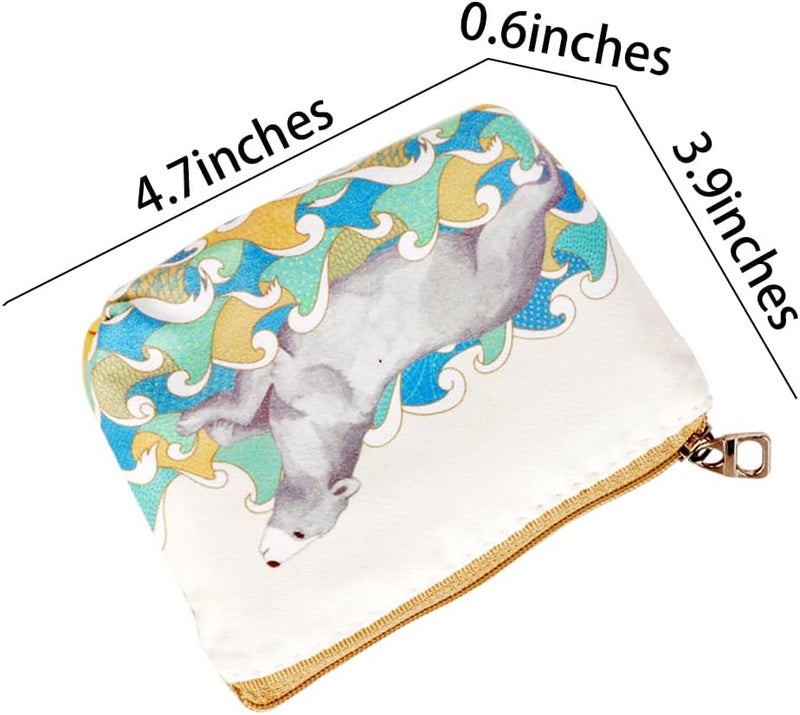 ARRIZO Women and Girls Cute Fashion Coin Purse Wallet Bag Change Pouch Key Holder - Image 3